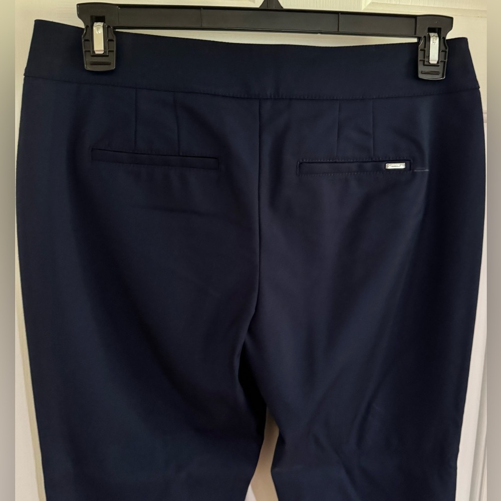 White House Black Market Navy Boot Cut Pants in size 8R - Picture 3 of 6